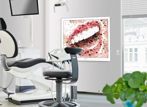 Kunst und Dekoration in Zahnarztpraxen, Kompetenz durch Kunst
